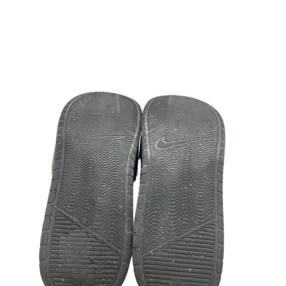 Nike Benassi JDI Black Challenge Red Slides Mens 15 - Picture 4 of 4